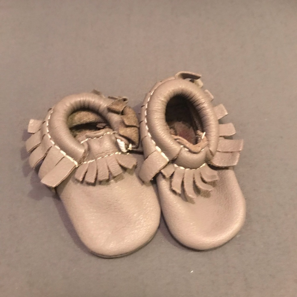 Freshly Picked gray moccasins size 0